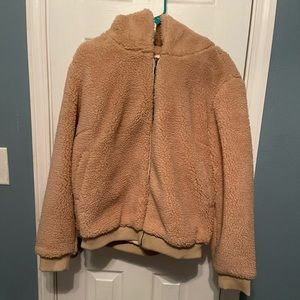Lane Bryant Sherpa hooded teddy bear type jacket. New without tags size 14/16